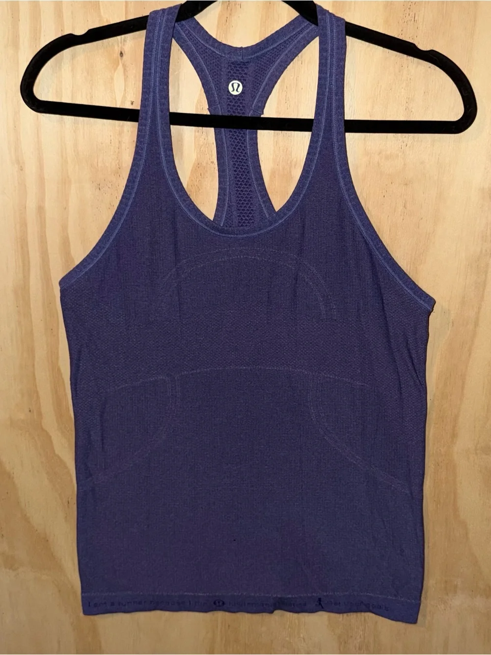 Size 8 Lululemon Womens Dark Purple Swiftly Tech Racerback Tank Top Race EUC